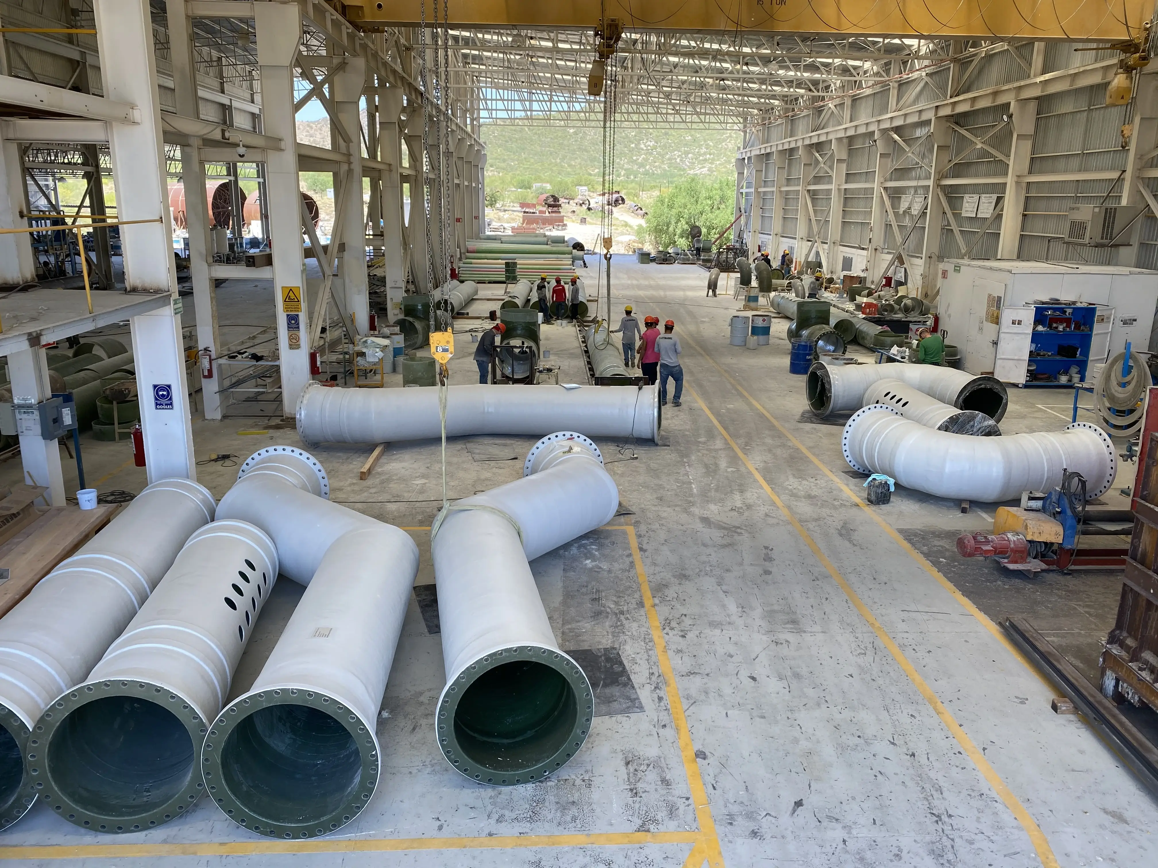 FRP piping and fittings standards for industrial piping systems