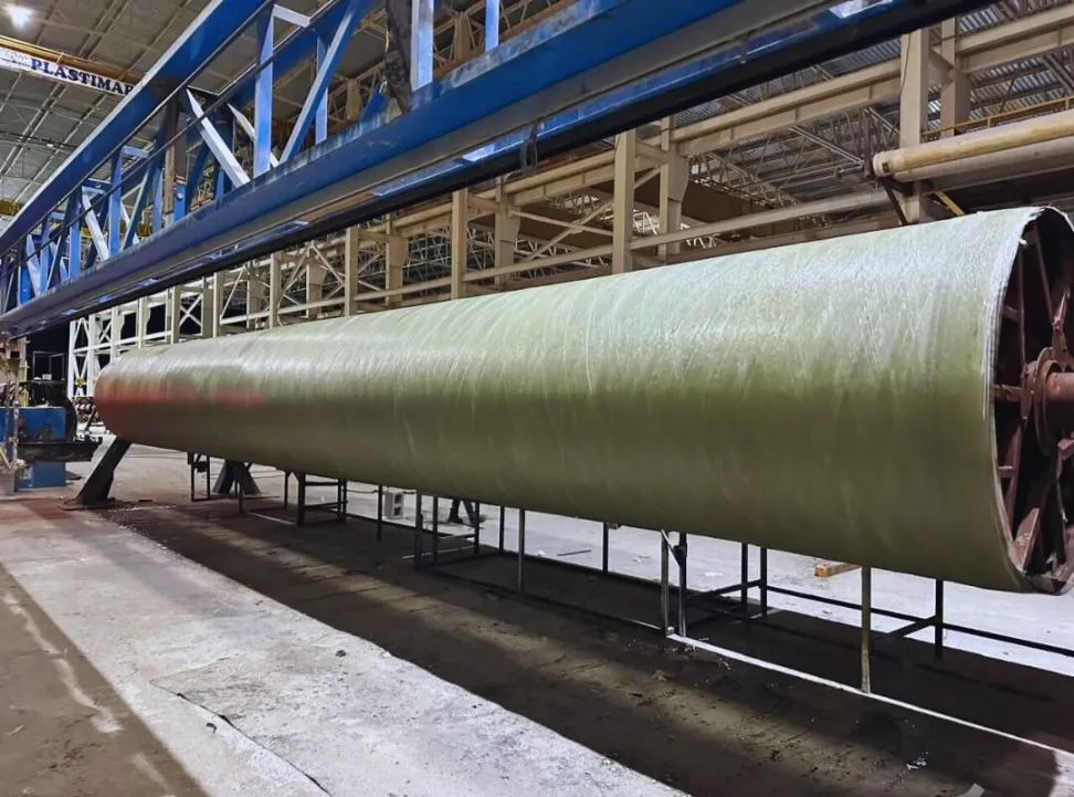 FRP pipes for industrial piping systems