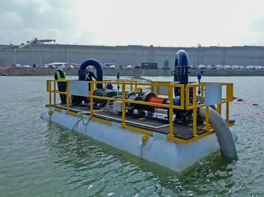 FRP platforms and walkways for industrial and water-based applications