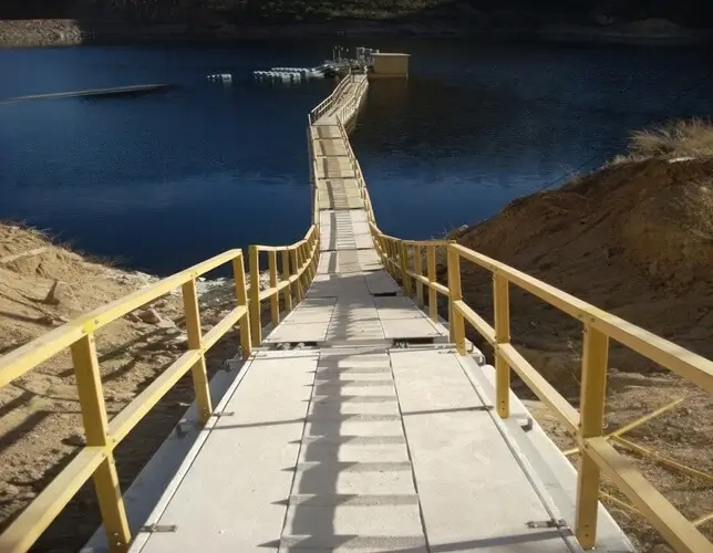 FRP platforms walkways industrial structures
